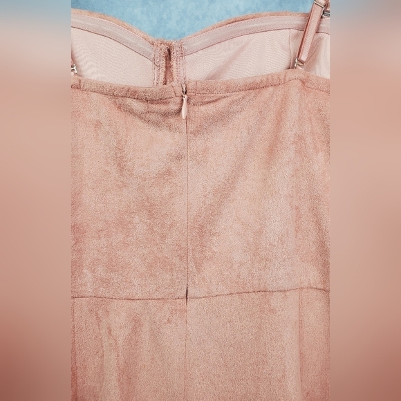 GUESS LOS ANGELES COCOS FAUX SUEDE MINI WOMEN'S DRESS SIZE L - Picture 13 of 15
